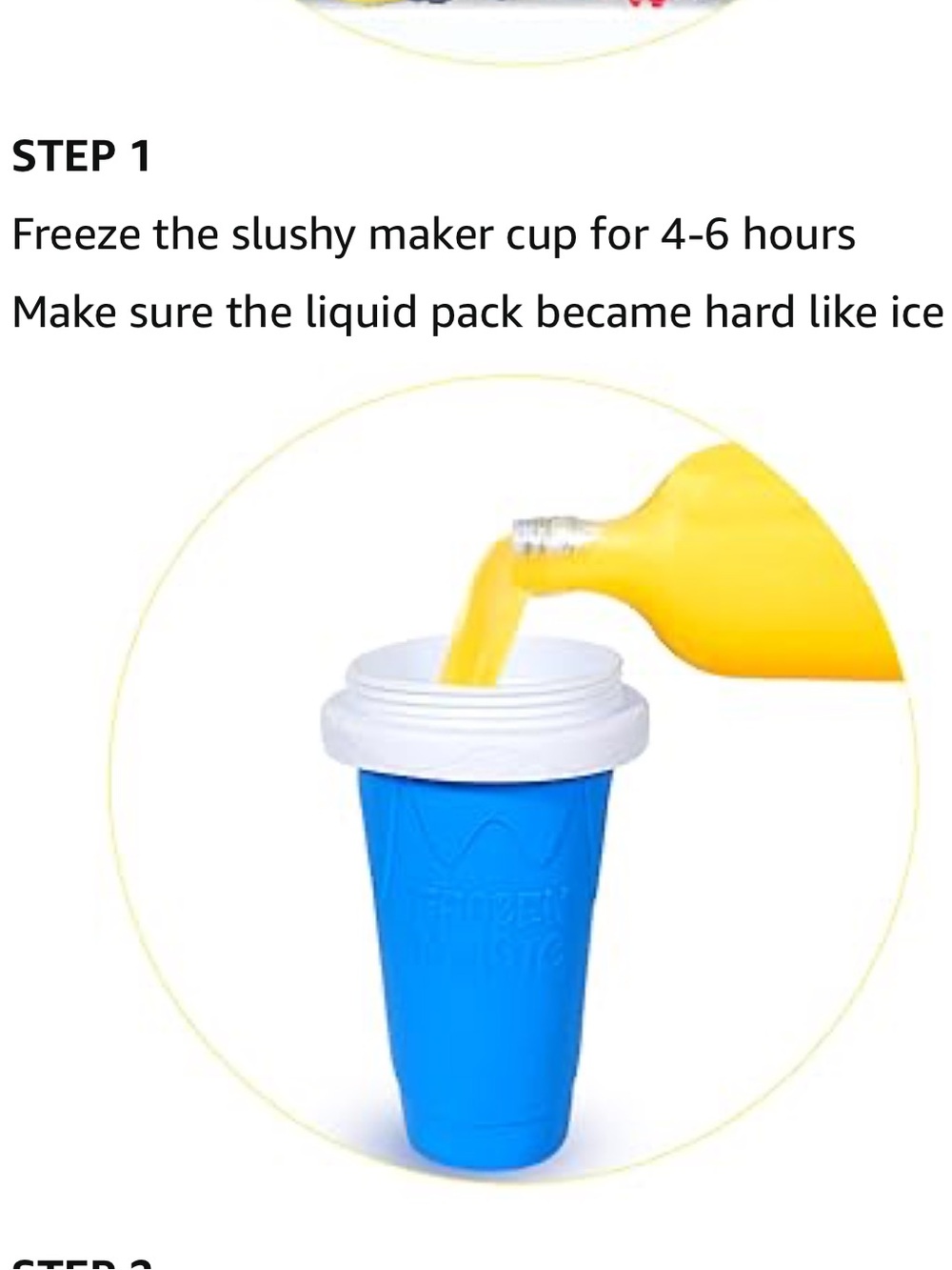 Color Land Slushy Cup, TIK TOK Slushie Maker Cup Frozen Magic Squeeze Cup Blue - Picture 10 of 13